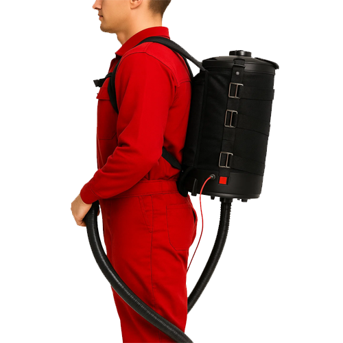 IR-ET-Back جاروبرقی کوله ای