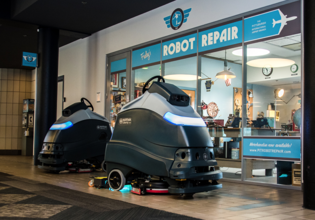 اسکرابر رباتیک نیلفیسک برای نظافت صنعتی