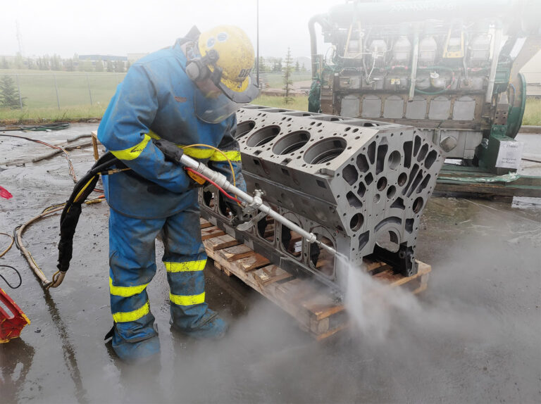 Water Blasting بلاستنیگ با واترجت صنعتی