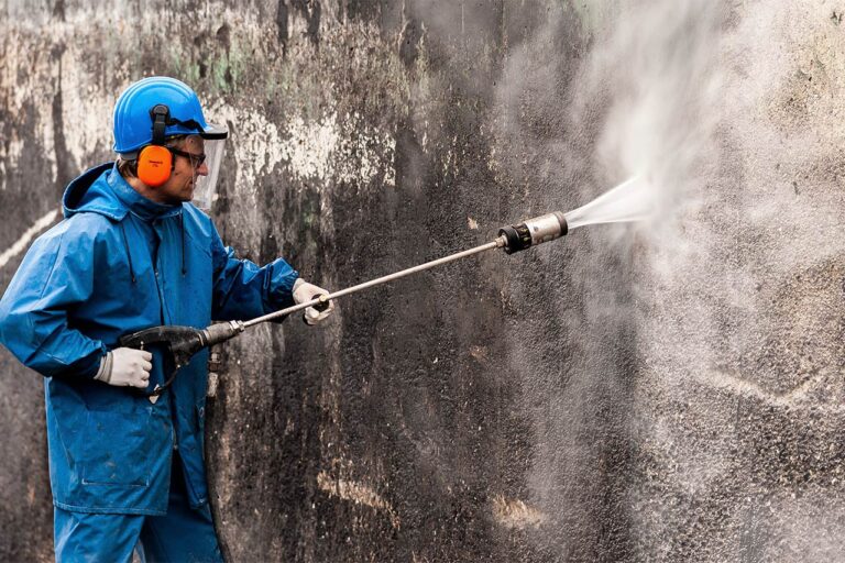 زوایه پاشش آب در واترجت صنعتی