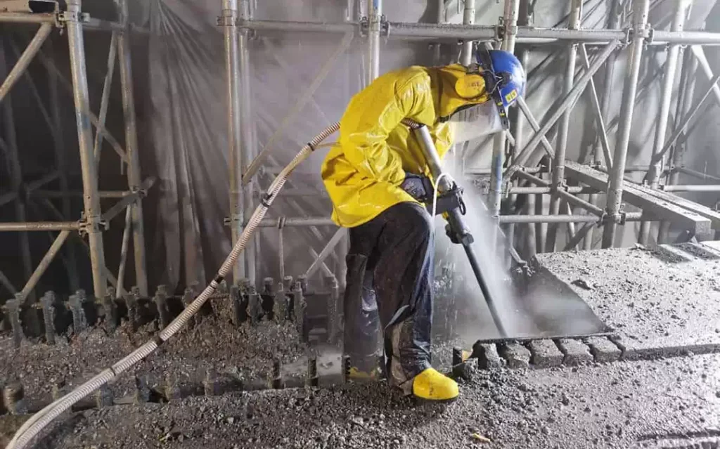 روش تخریب بتن آرمه 