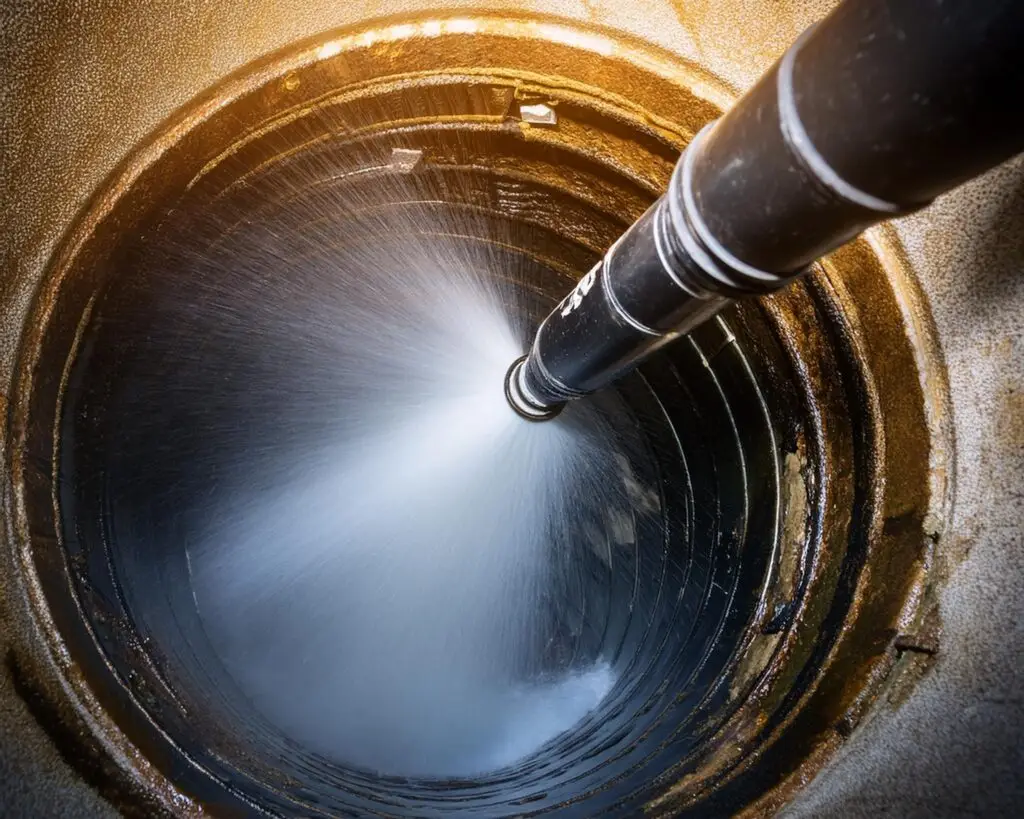 شکل نازل چه تأثیری بر توانایی پاک‌کنندگی دستگاه واترجت صنعتی لوله‌رو دارد؟