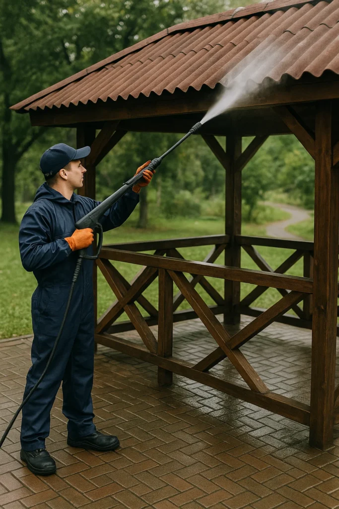 شستشو با وترجت آلاچیق