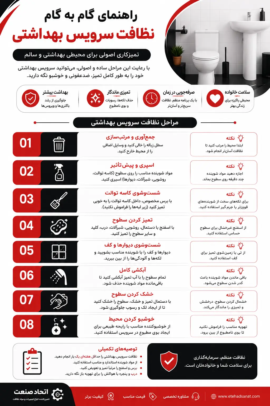 نظافت سرویس بهداشتی